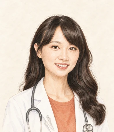 儒儒醫師水彩手繪像